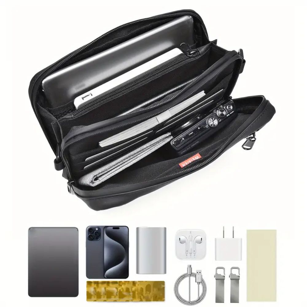 Brynn | Men's Sleek Oxford Travel Crossbody Handbag