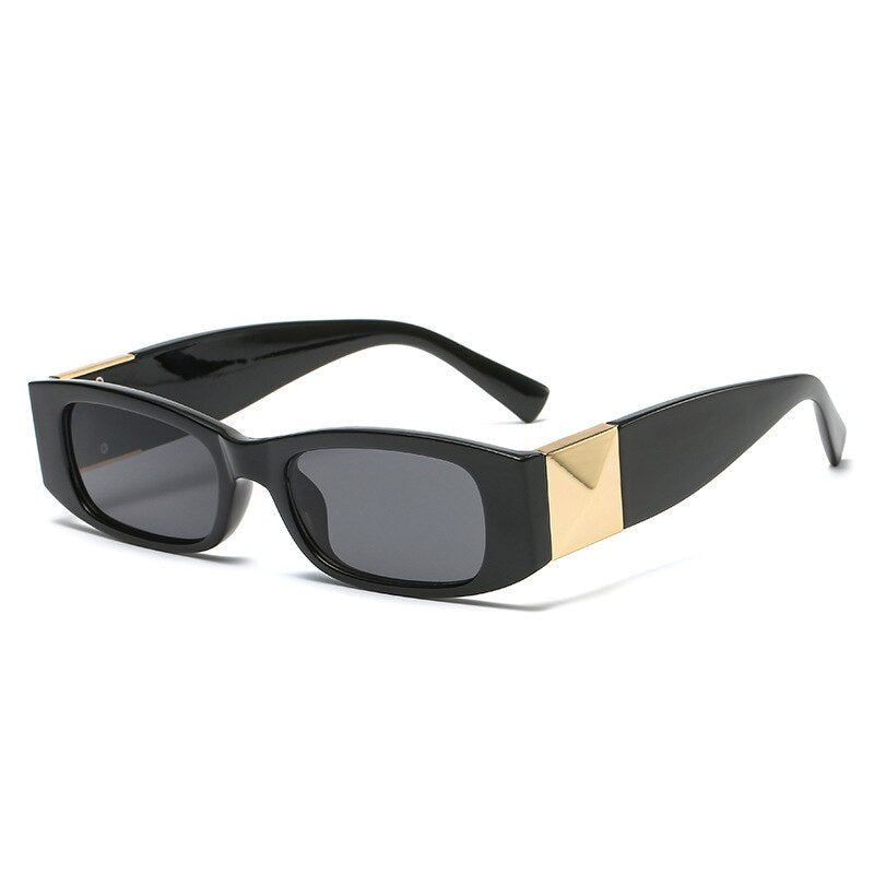 Vintage Small Frame Square Sunglasses Women For Men Fashion Luxury Brand Designer Trend Travel Punk Sun Glasses UV400