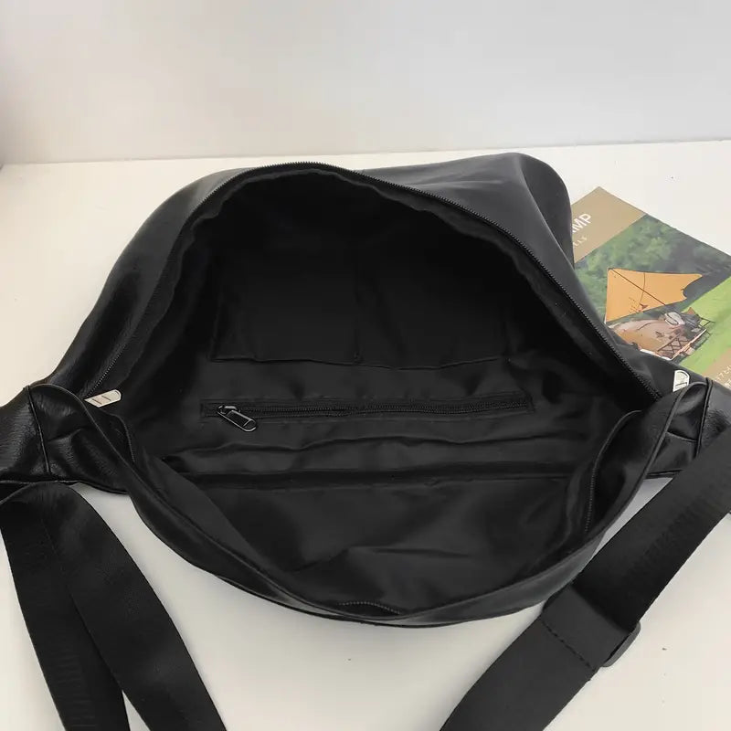 Mason | Men's Retro Leather Large Crossbody Chest Travel Bag