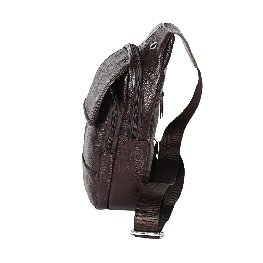 Mckenzie | Men's Leather Luxury Crossbody Travel Bag
