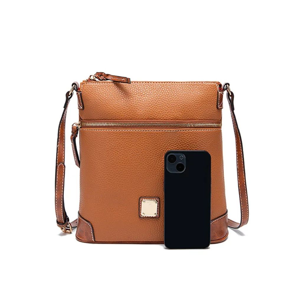 Amiyah | Women's Pebble Grain Leather Crossbody Bag
