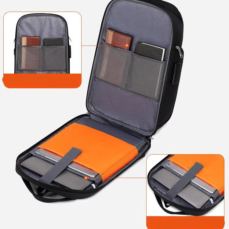 Logan | Men's Large Capacity Travel Hiking Rucksack Laptop Backpack with USB Charging Port