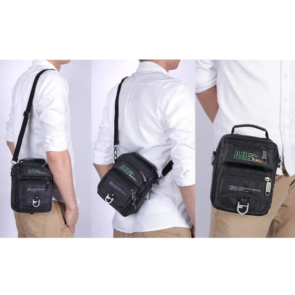 Stevie | Men's Multi-Compartment Waterproof Small Crossbody Bag