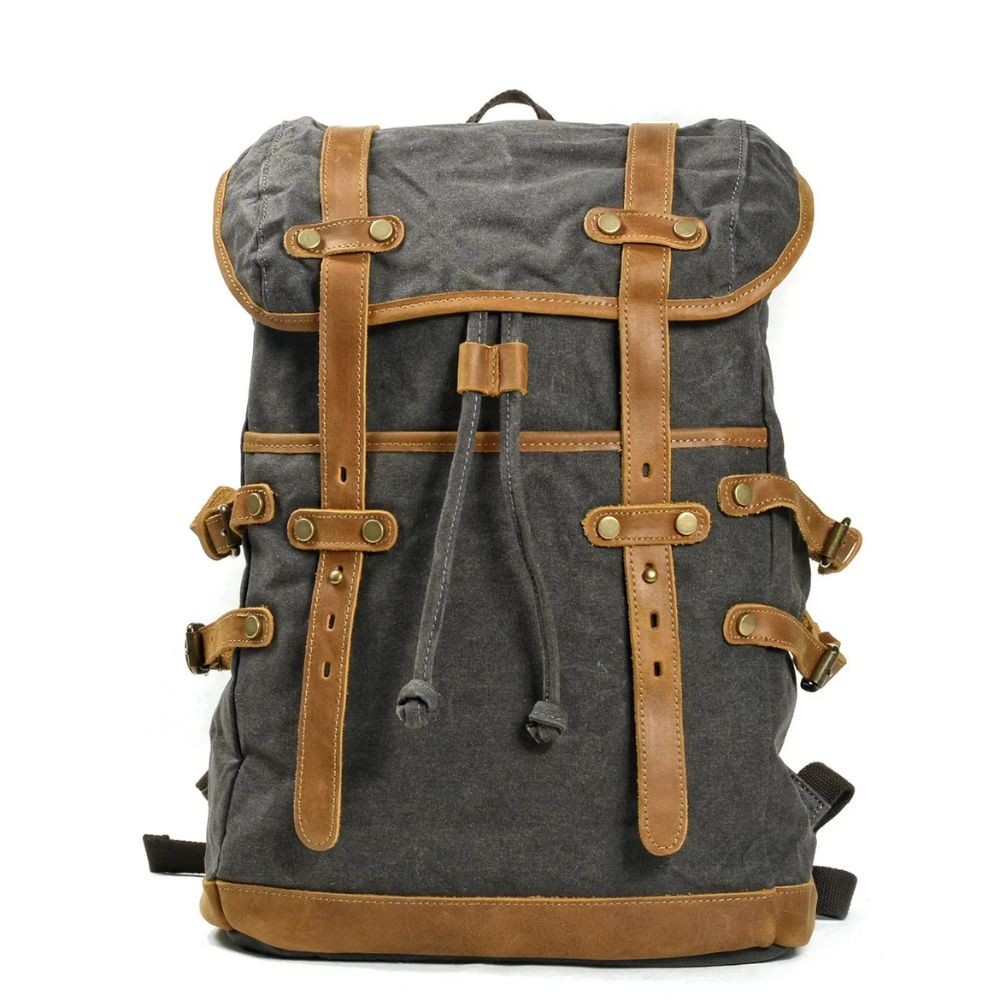 Juniper | Vintage Waxed Canvas Rucksack Travel Backpack