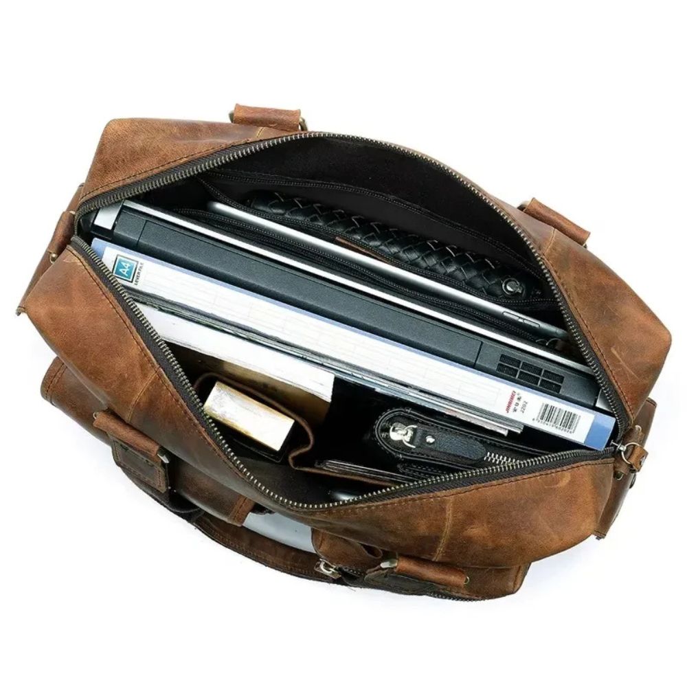 Daniel | Unisex Vintage Leather Travel Messenger Crossbody Bag