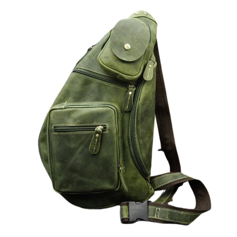 Theo | Men's Leather Travel Crossbody Bag