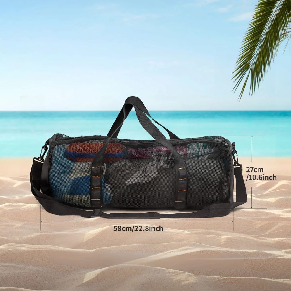 Jovie | Lightweight Mesh Outdoor Gym Duffle Bag