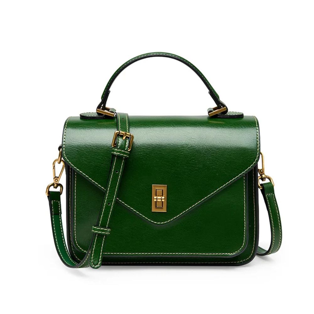 Mariana | Women's Compact Leather Small Satchel Crossbody Handbag