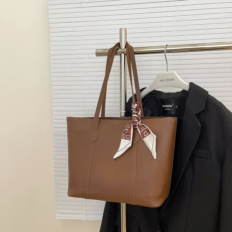 Women’s Shoulder Bag Versatile Large Black Handbag
