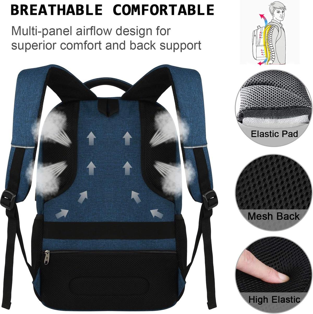 Smart Anti-Theft Laptop Backpack with USB Port Travel & Work Ready
