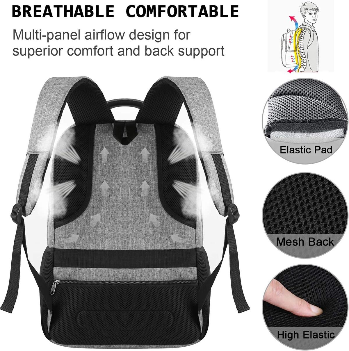 Smart Anti-Theft Laptop Backpack with USB Port Travel & Work Ready