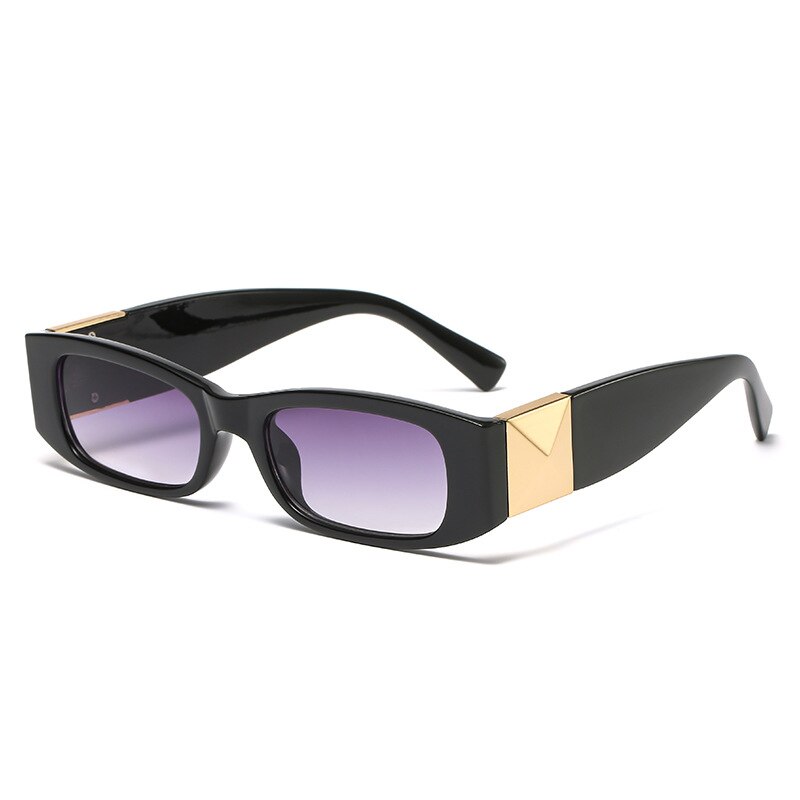 Vintage Small Frame Square Sunglasses Women For Men Fashion Luxury Brand Designer Trend Travel Punk Sun Glasses UV400