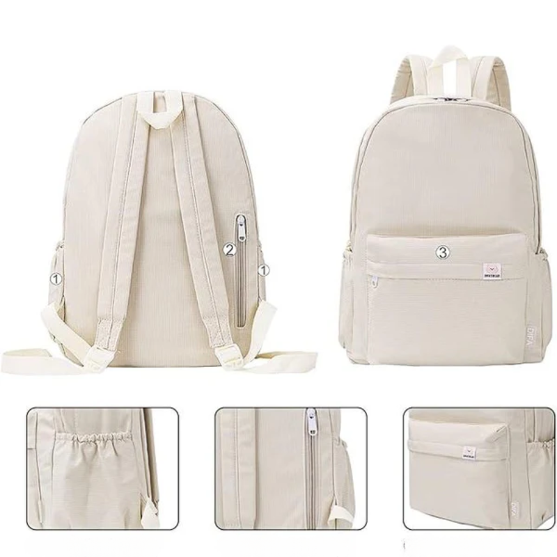 Bella | Women's Durable Nylon Spacious Large Backpack