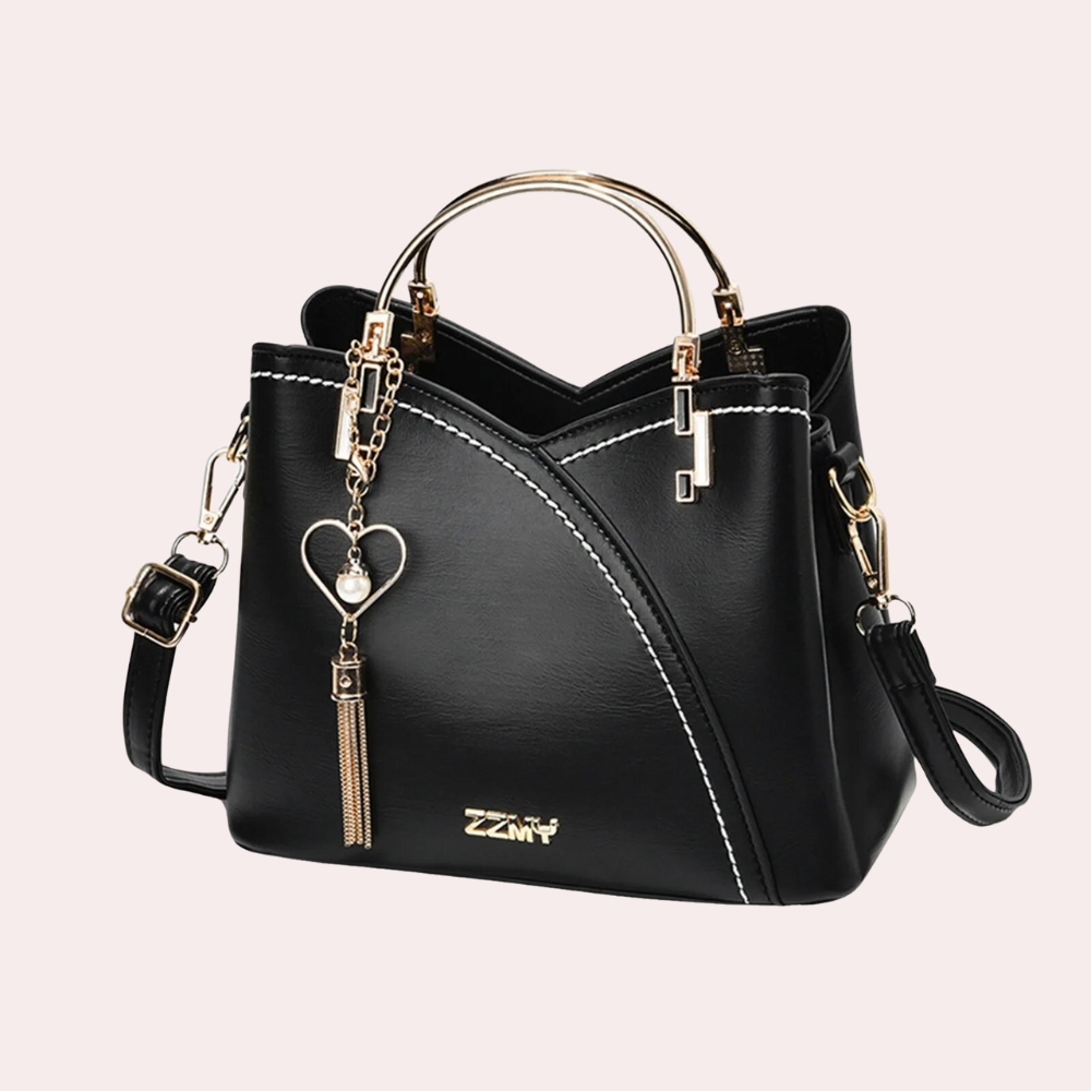Women’s Removable Strap Handbag Compact Geometric Style