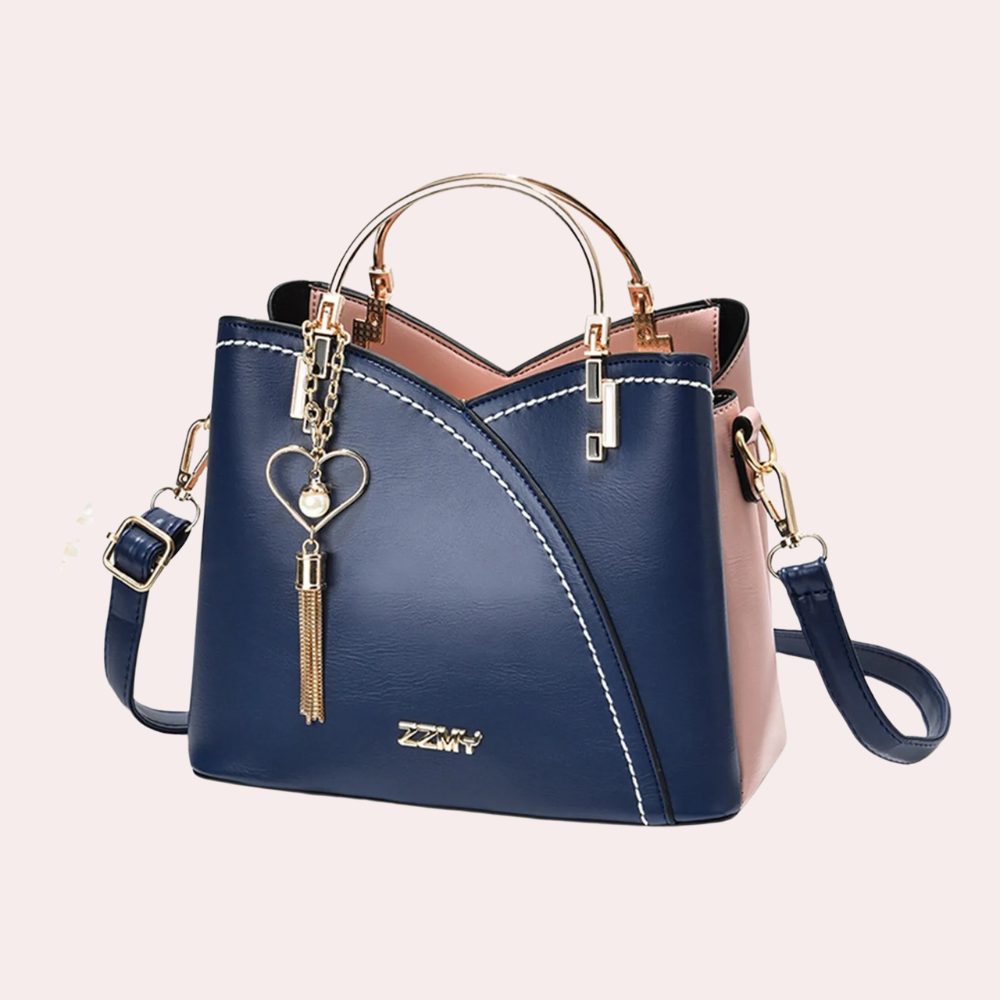 Women’s Removable Strap Handbag Compact Geometric Style