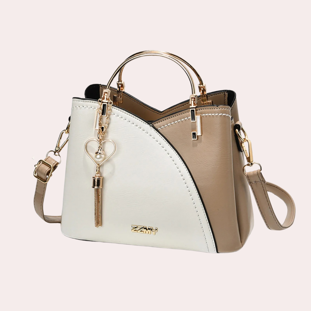 Women’s Removable Strap Handbag Compact Geometric Style