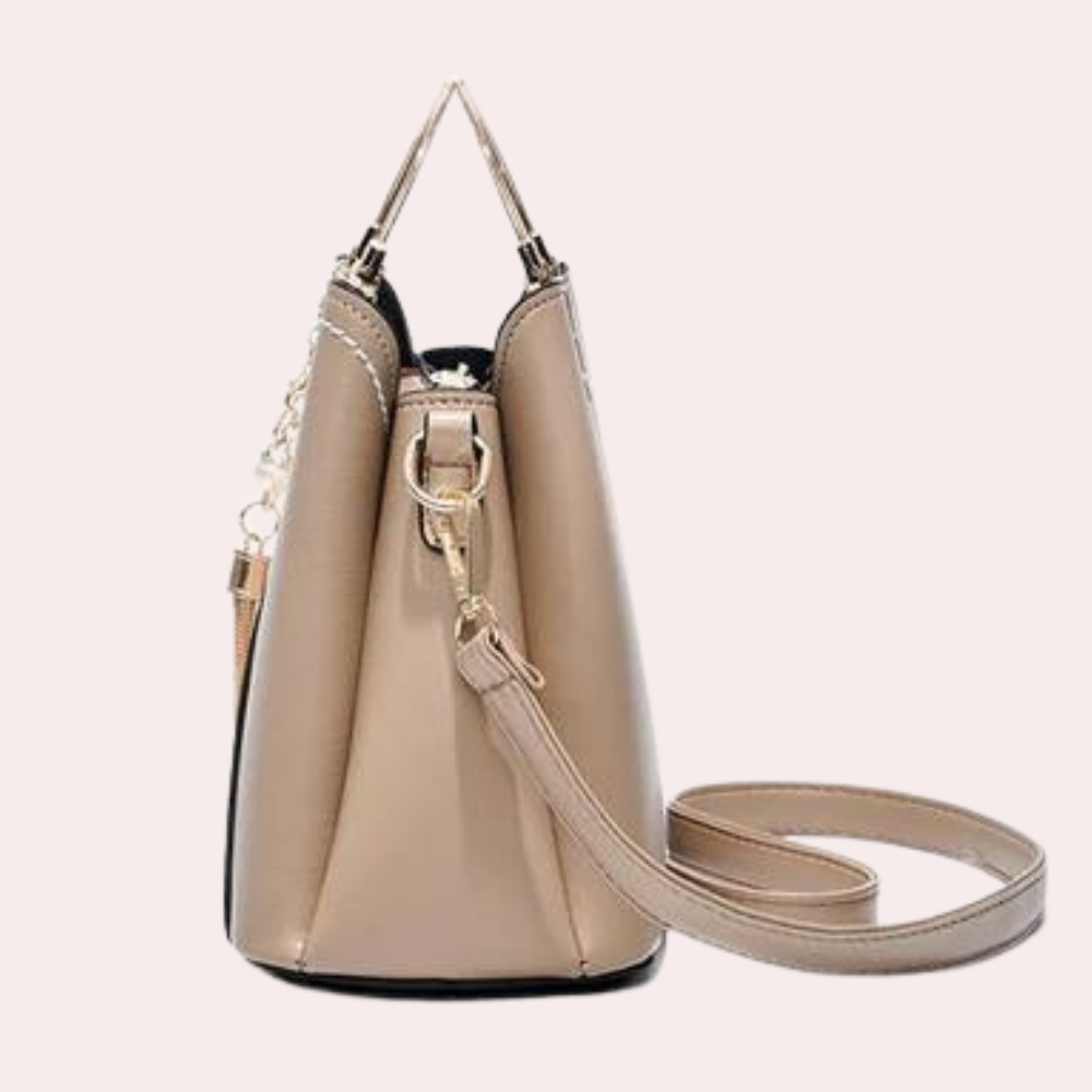 Women’s Removable Strap Handbag Compact Geometric Style