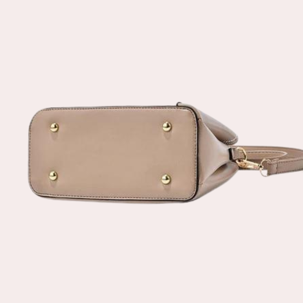 Women’s Removable Strap Handbag Compact Geometric Style