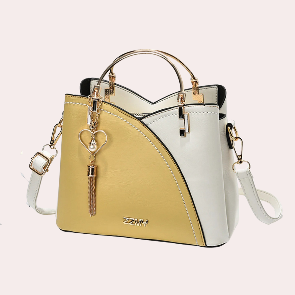 Women’s Removable Strap Handbag Compact Geometric Style