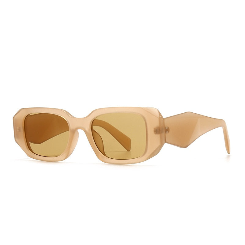 Luxury Brand Designer Small Frame Square Sunglasses Women Men Fashion Vintage Popular Travel Driving Sun Glasses Female Eyewear