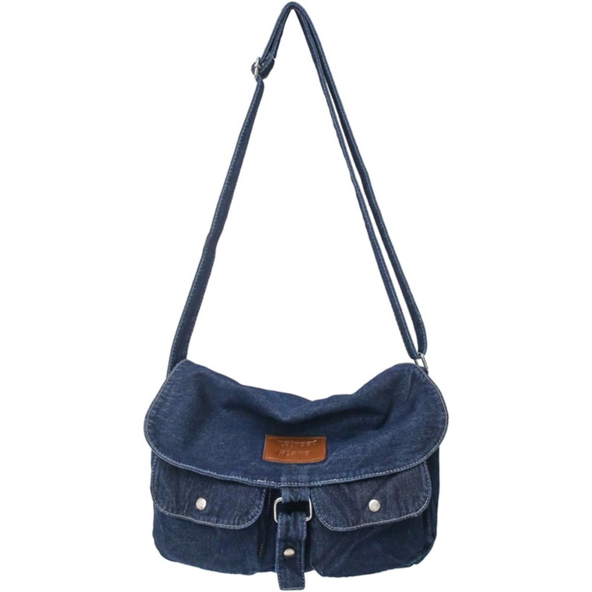 Abby | Women's Spacious Multi-pocket Trendy Denim Crossbody Messenger Bag