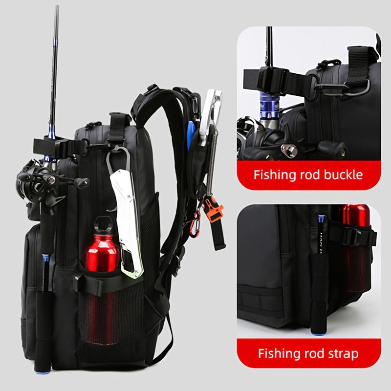 Men's Outdoor Explorer Backpack Multi-Pocket Adventure Pack