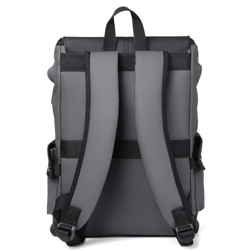 Men's Waterproof Laptop Backpack USB Charging Port & Multi-Pocket Design