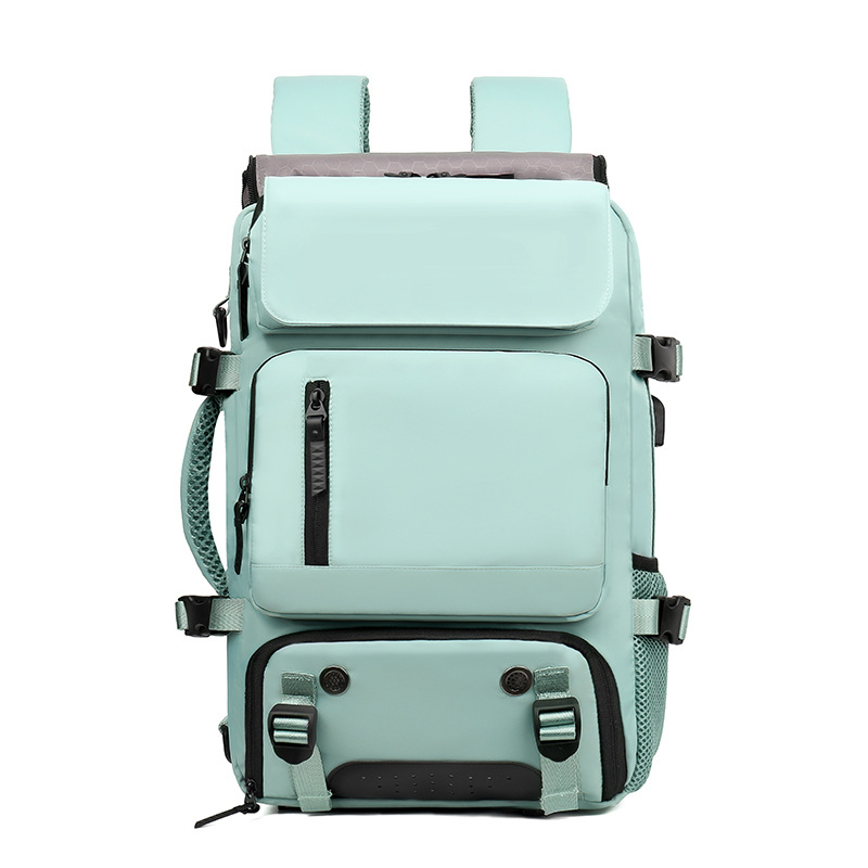 Men's Waterproof Travel Backpack Multi-Compartment Adventure Bag