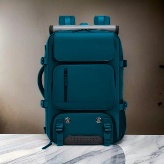 Men's Waterproof Travel Backpack Multi-Compartment Adventure Bag