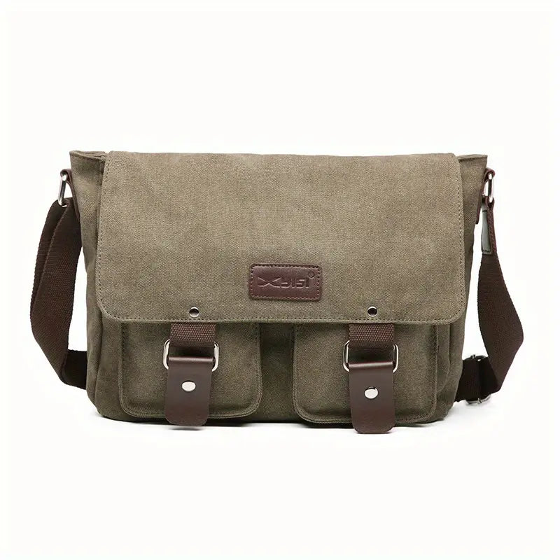 Jackson | Men's Vintage Canvas Crossbody Messenger Travel Bag