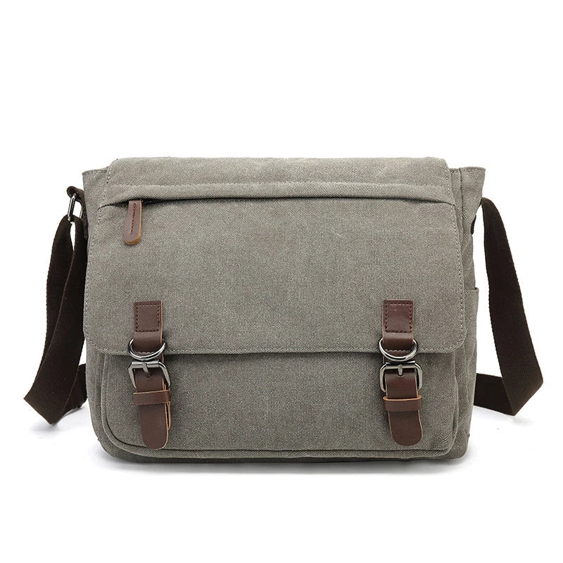 Jacob | Rugged Canvas Men's Crossbody Messenger Bag