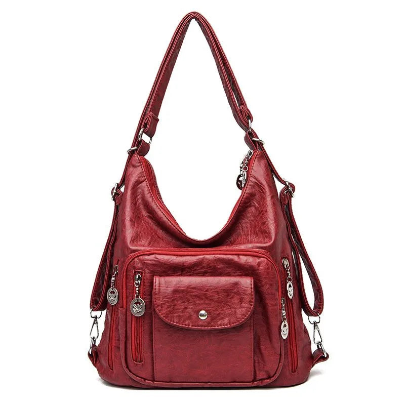 Jessica | Women's Vintage Leather Crossbody Hobo Handbag