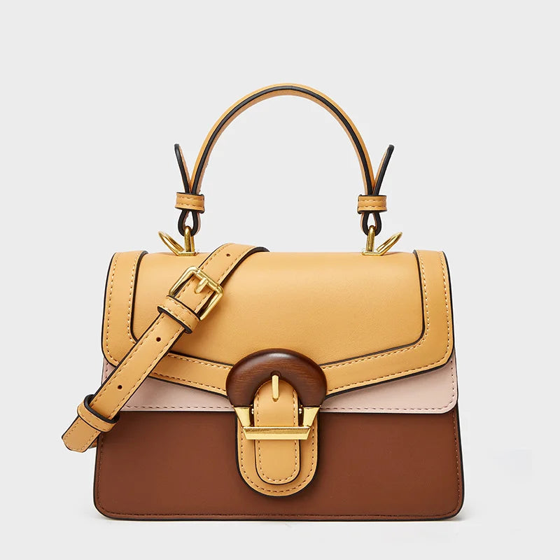 Madison | Women's Vintage Colour Block Crossbody Handbag