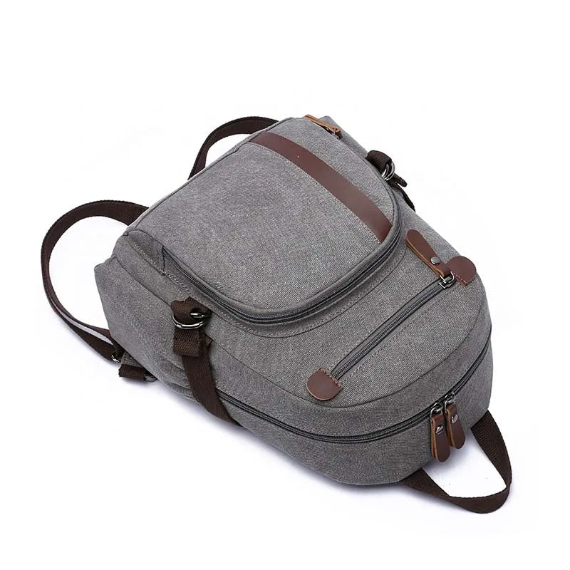 Carter | Men's Canvas Large Travel Rucksack Backpack