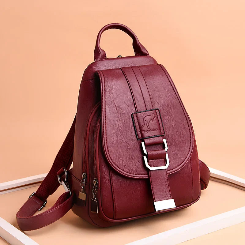 Emily | Chic Women's Leather Backpack