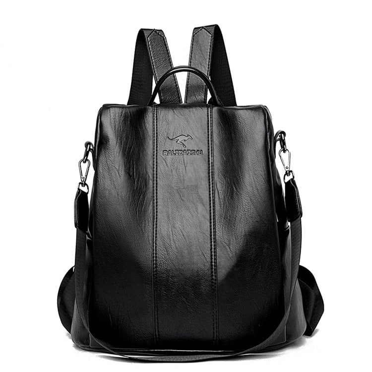 Quest | Women's Anti-Theft Leather Backpack