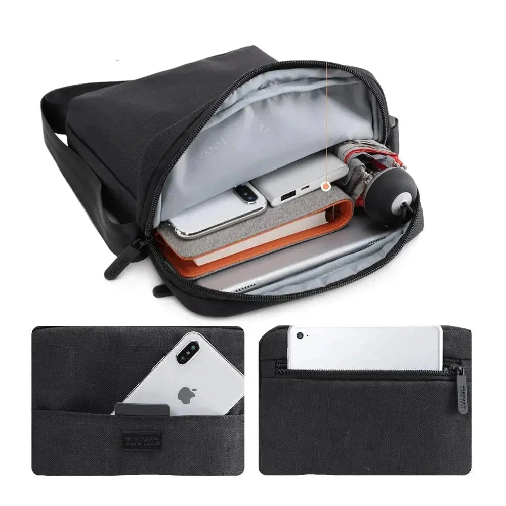 Elias | Men's Small Waterproof Crossbody Messenger Sling Bag