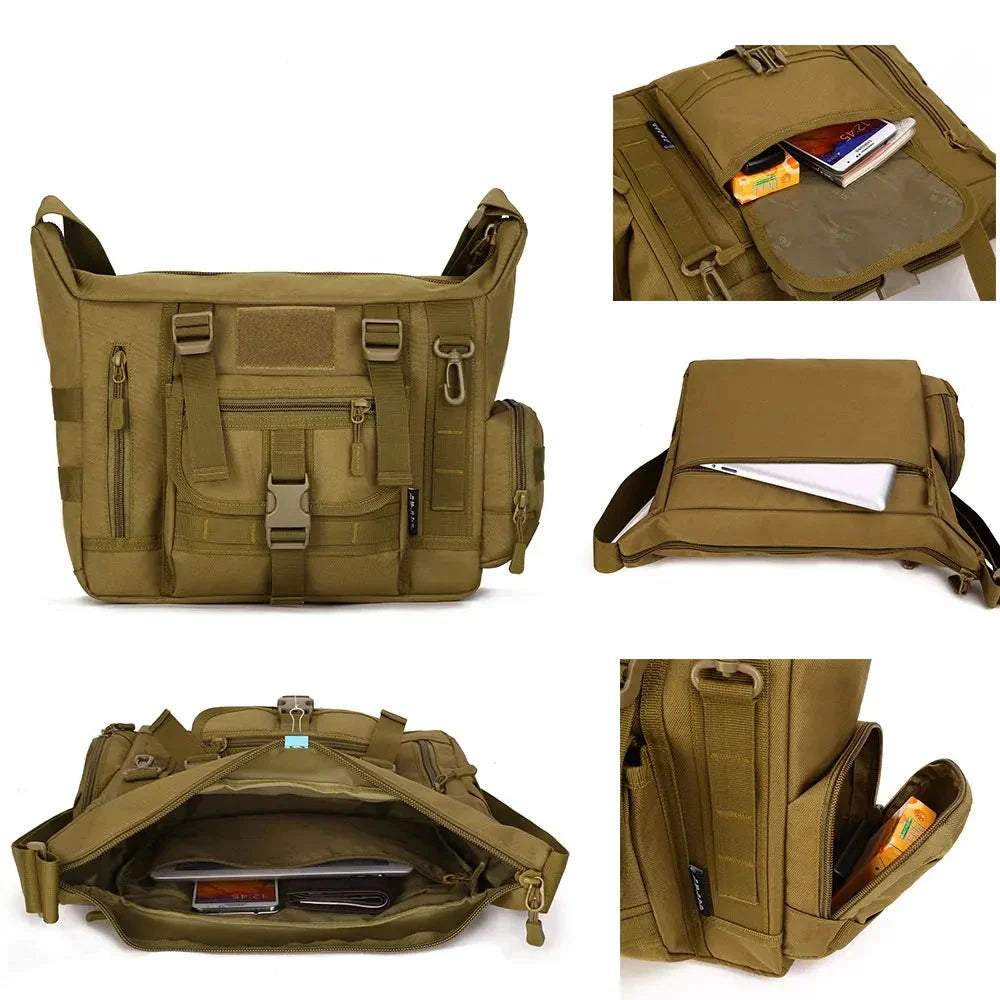 Riley | Men's Tactical Crossbody Messenger Travel Bag