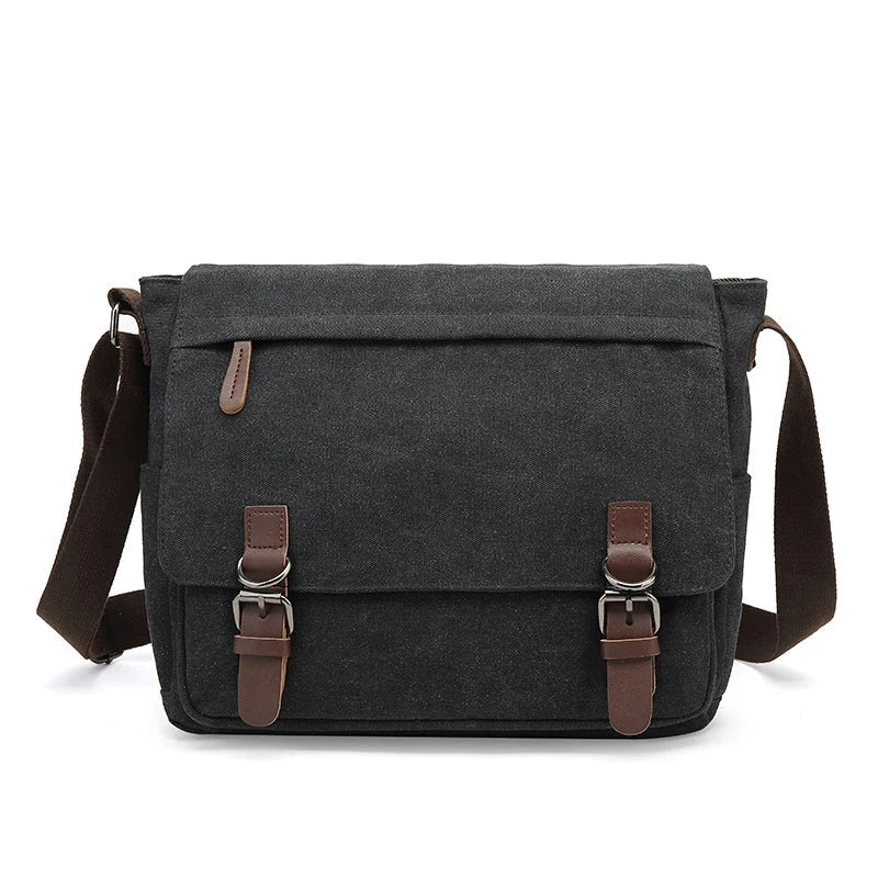 Jacob | Rugged Canvas Men's Crossbody Messenger Bag