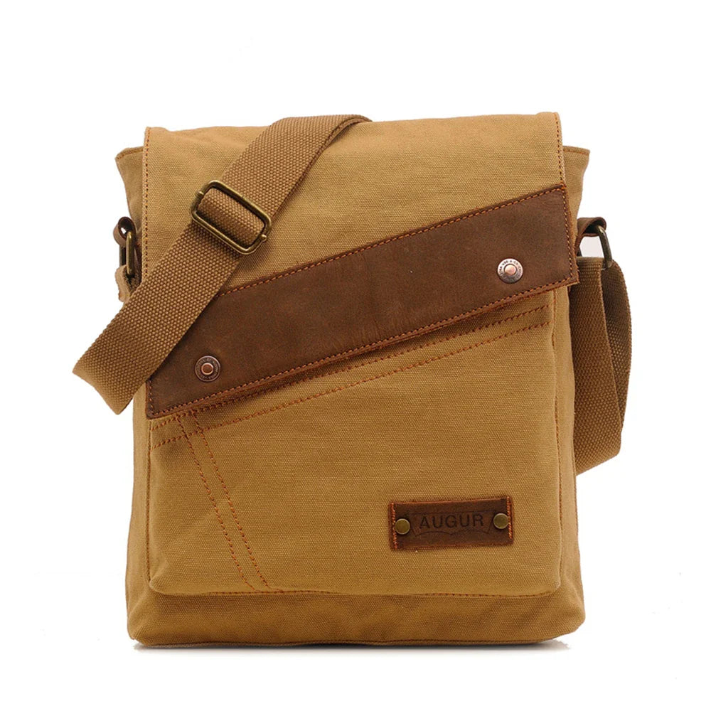 Mason | Men's Vintage Small Canvas Crossbody Messenger Bag