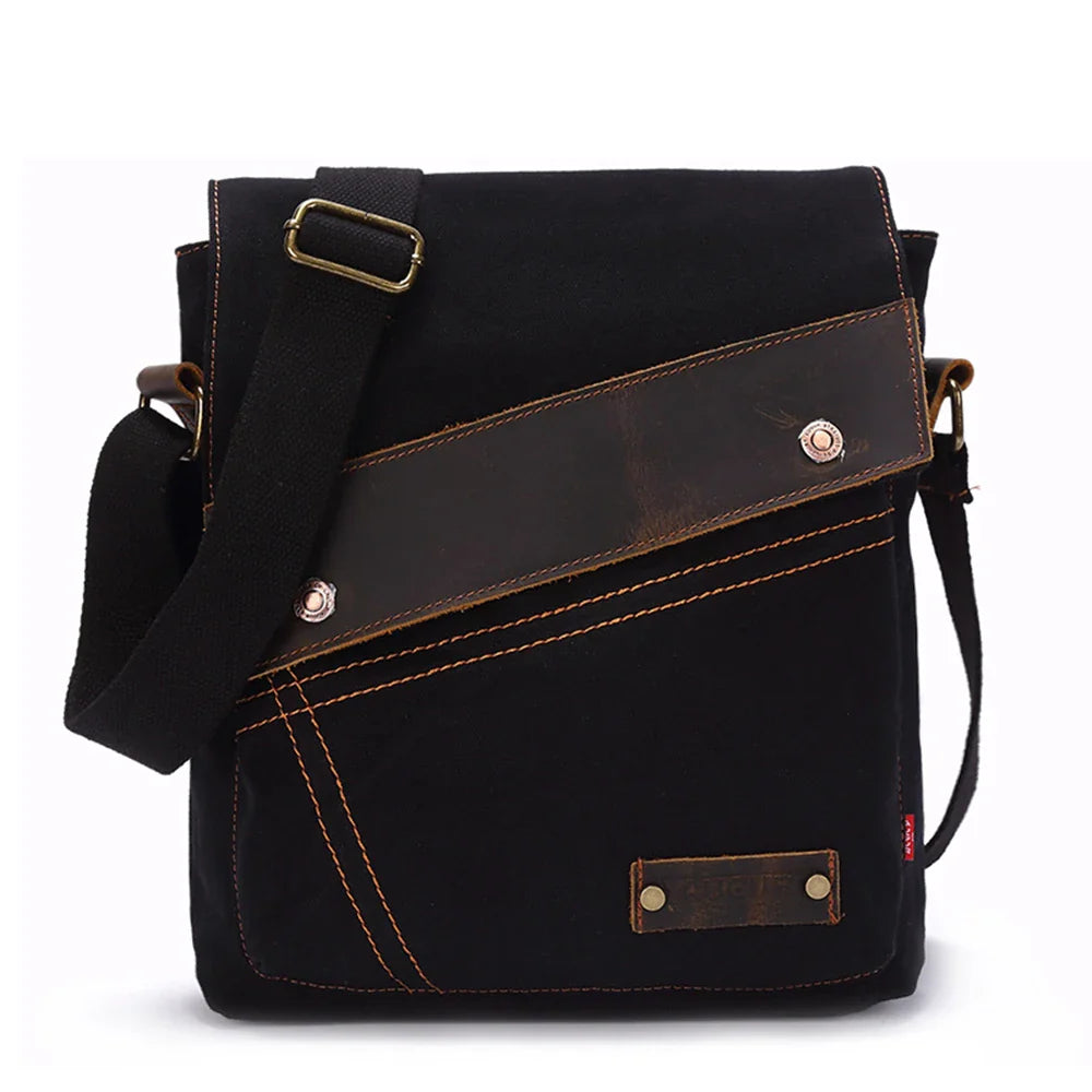 Mason | Men's Vintage Small Canvas Crossbody Messenger Bag