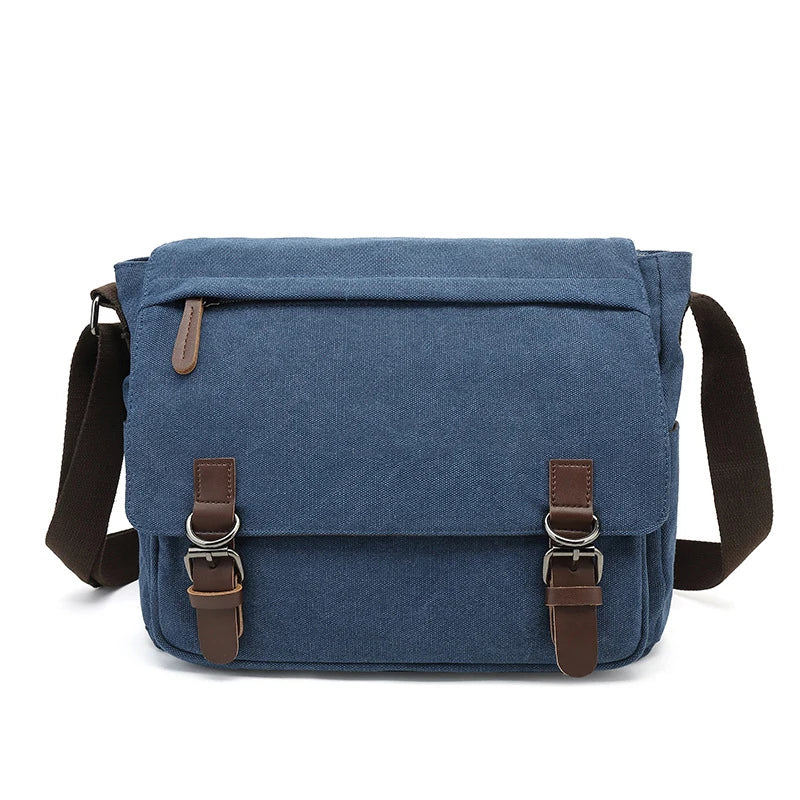 Jacob | Rugged Canvas Men's Crossbody Messenger Bag