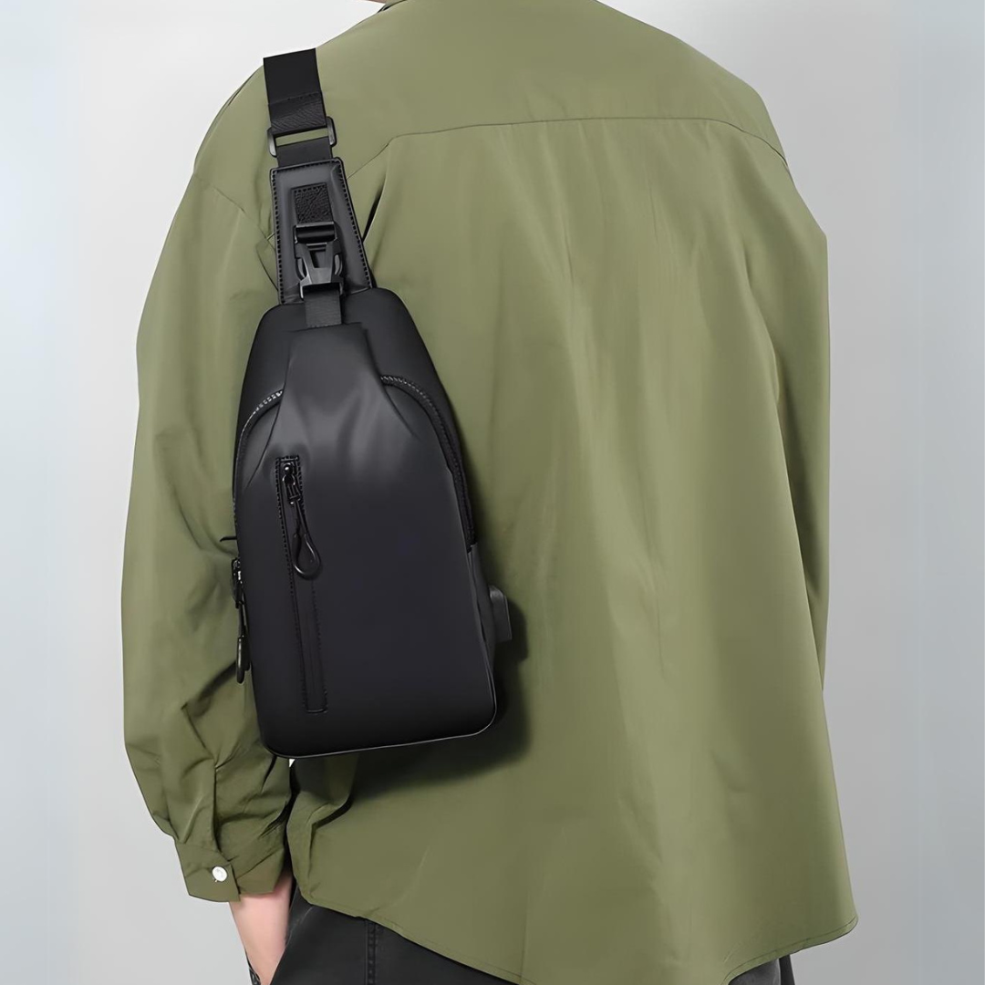 Men's Waterproof Anti-Theft Shoulder Crossbody Bag