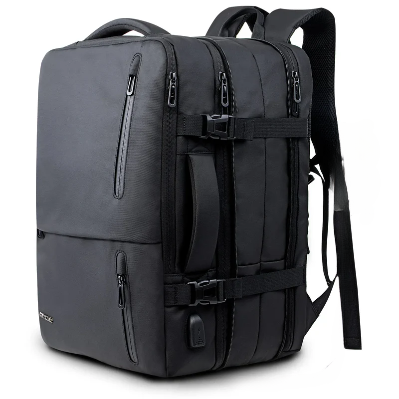 Lucas | Men's Large Expandable Travel Rucksack Laptop Backpack with USB Charging