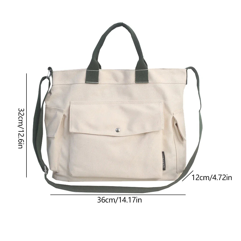 Sophia | Women's Simple Canvas Crossbody Messenger Sling Bag