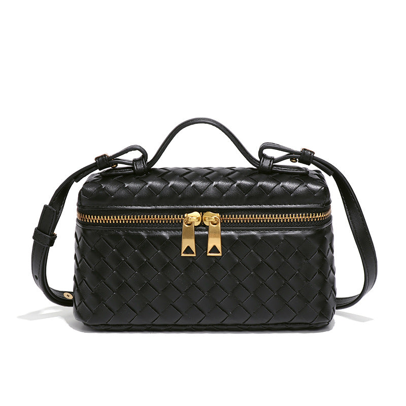Women’s Box Handbag Structured design with textured woven finish