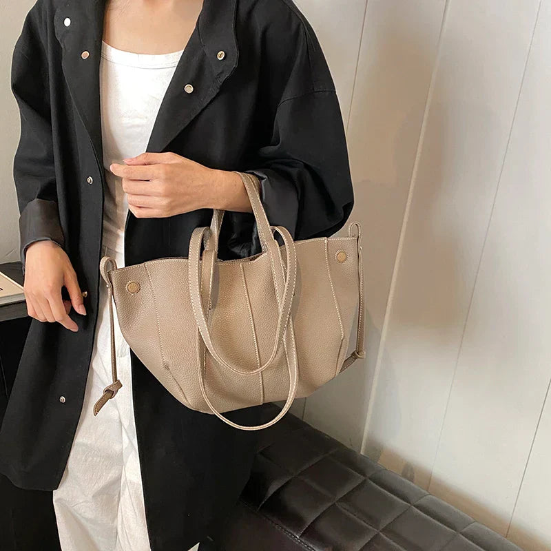 Women's Vintage Structured Design Shoulder Bag