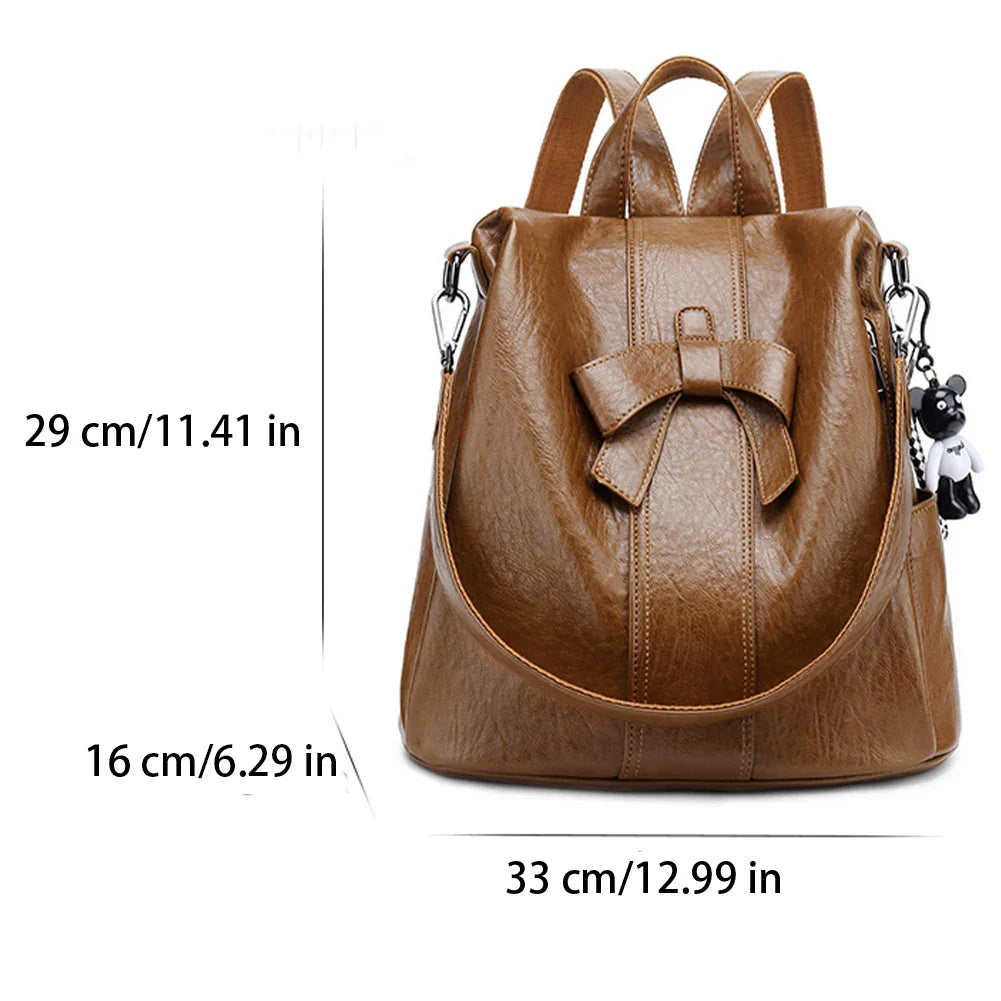 Amelia | Chic Women's Cute Backpack with Bow Design