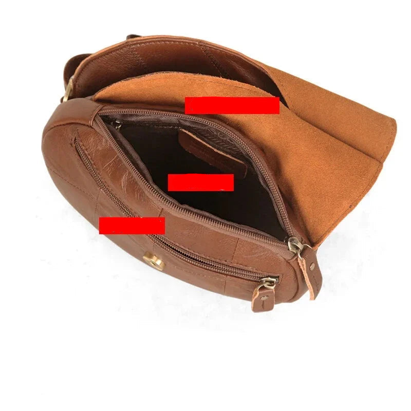 Lila | Women's Leaf Shaped Leather Crossbody Sling Bag