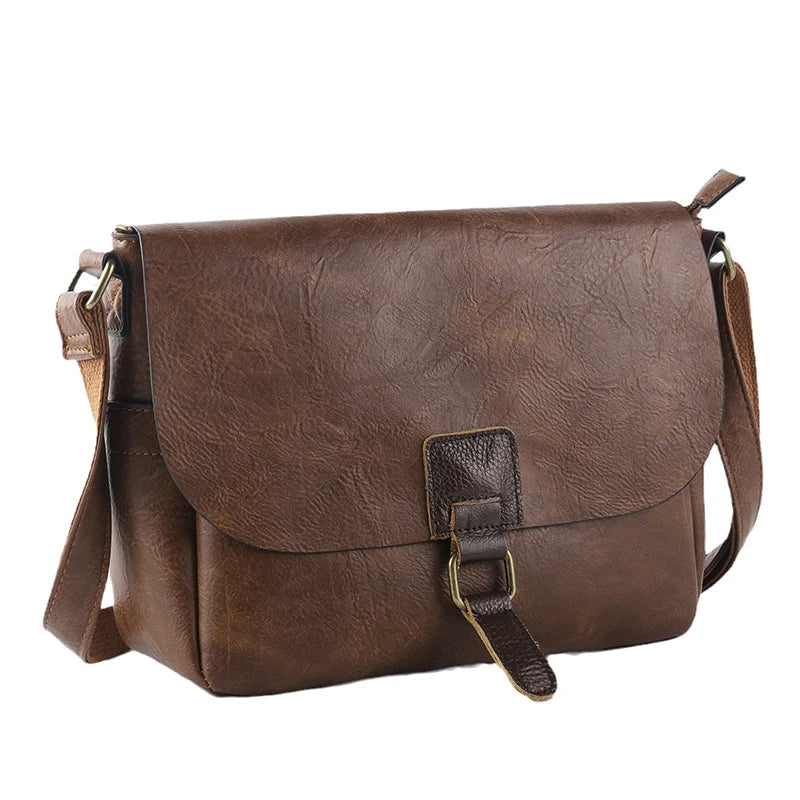Liam | Men's PU Leather Crossbody Messenger Bag